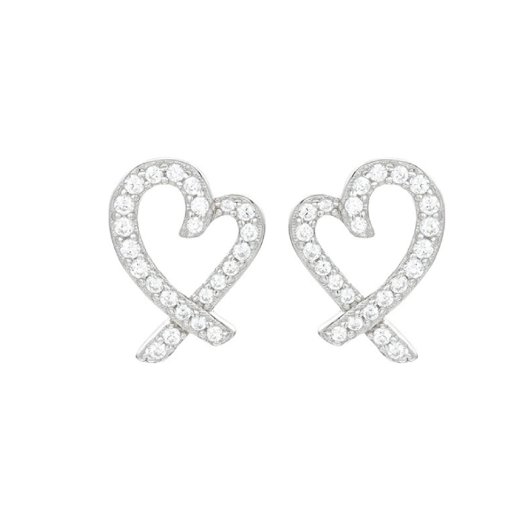 18K gold lab diamond earrings for women