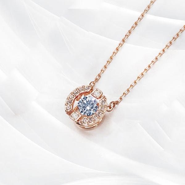 lab diamond necklace for gift