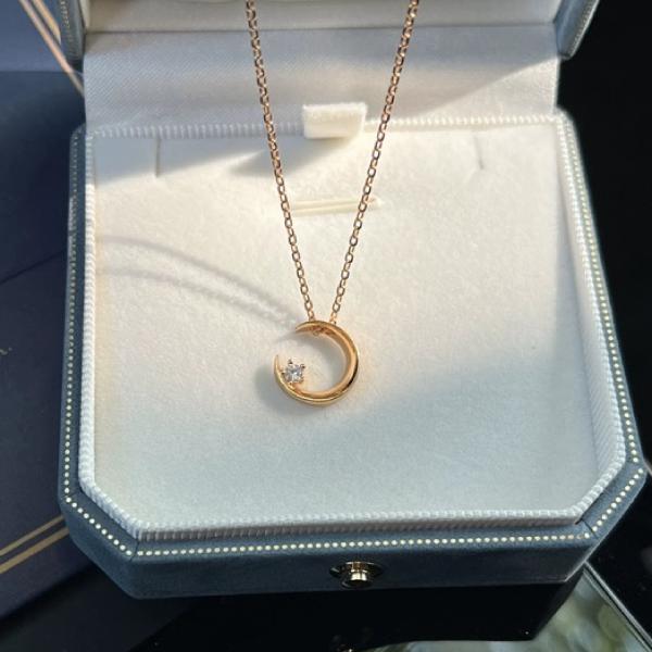 lab diamonds moon bay necklace