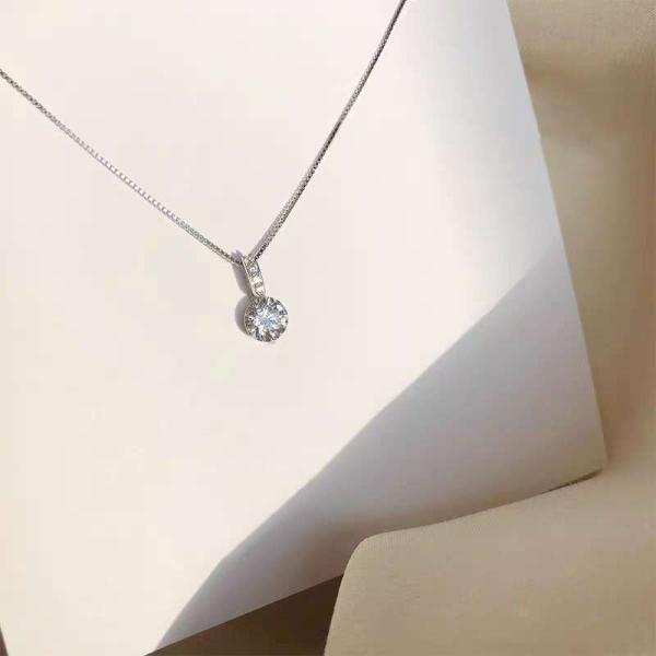 lab diamond necklace for girl